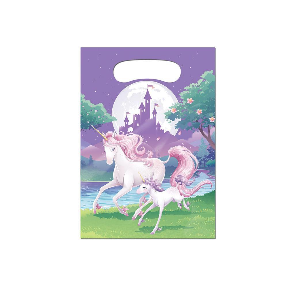Creative Converting Staging Unicorn Fantasy Party Favor Bags 8ct