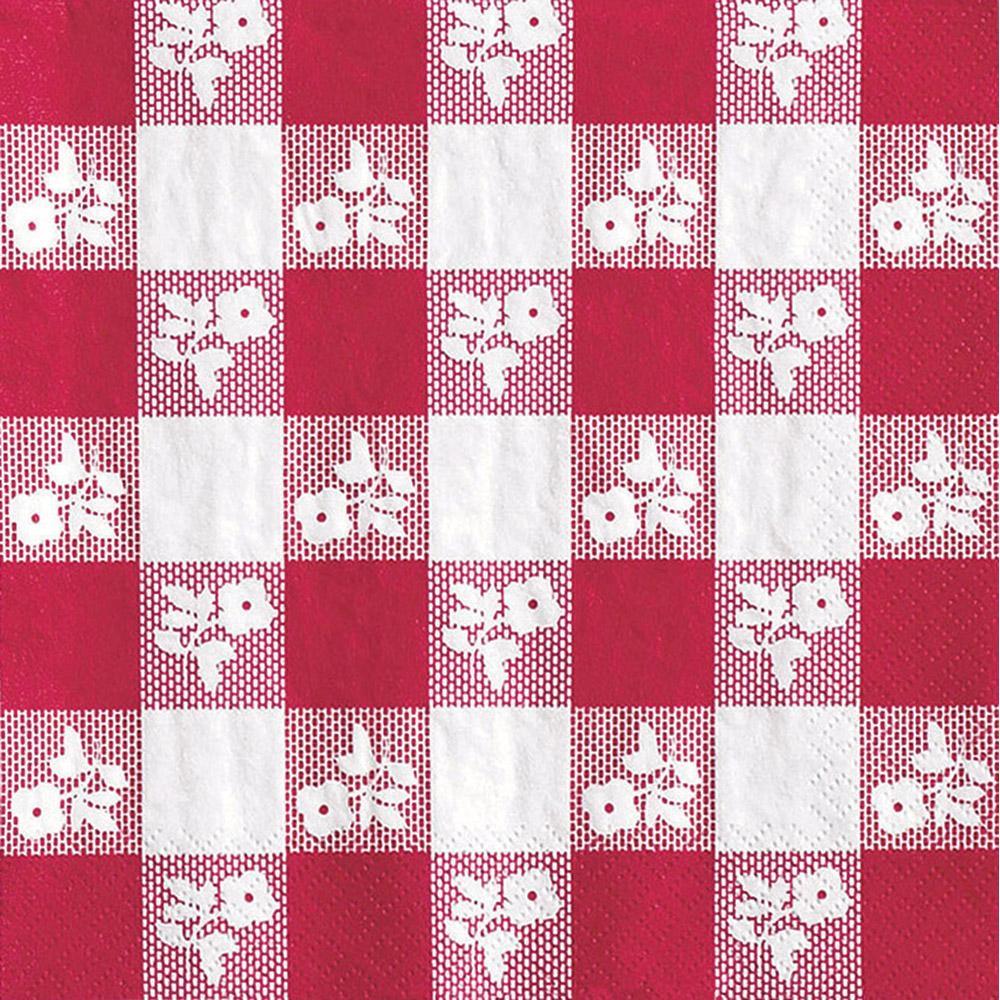 Creative Converting Western Red Gingham Lunch Napkins 16ct