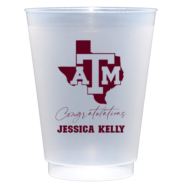 Custom Graduation Frost Flex 16 oz. Cups - JJ's Party House