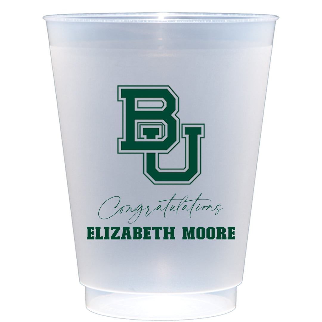 Custom Graduation Frost Flex 16 oz. Cups - JJ's Party House