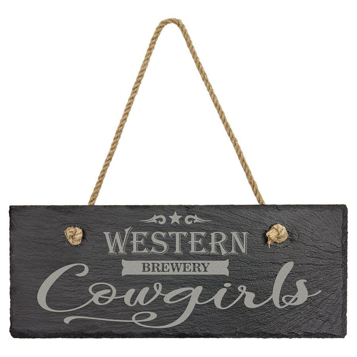 Custom Laser Engraved Rectange Slate Sign 10" x 4" - JJ's Party House