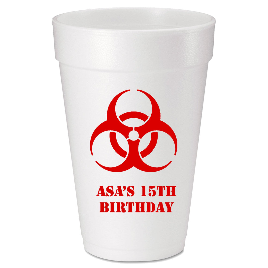 Custom Printed Quarantine and Chill 16oz Cups 25ct - JJ's Party House