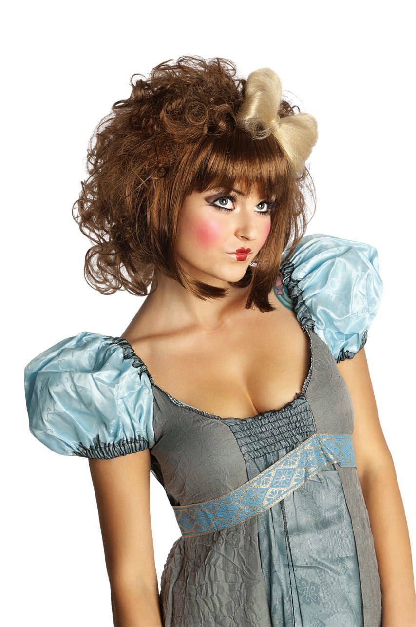 Cutie Doll Brown Wig - JJ's Party House