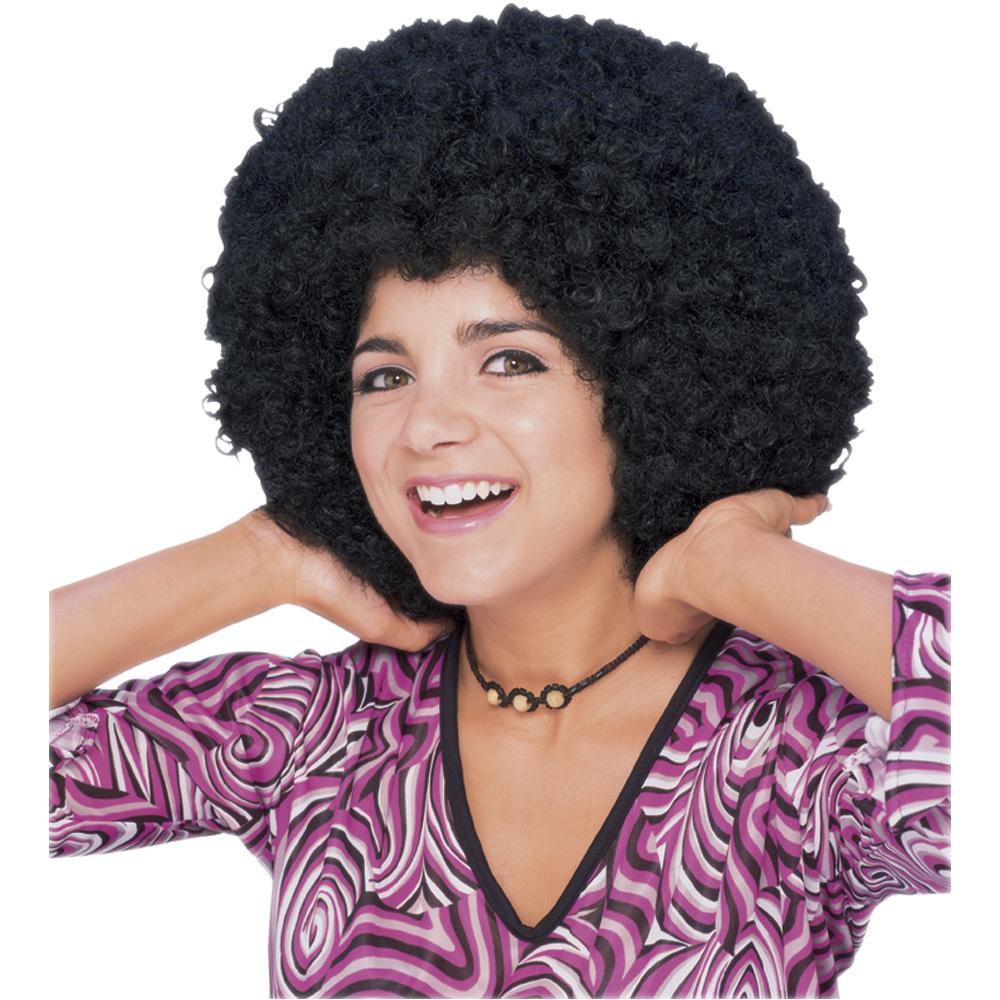Deluxe Black Afro Wig - JJ's Party House