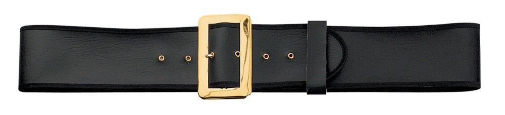 Deluxe Black Naugahyde Santa Belt (XX-Large Size) - JJ's Party House