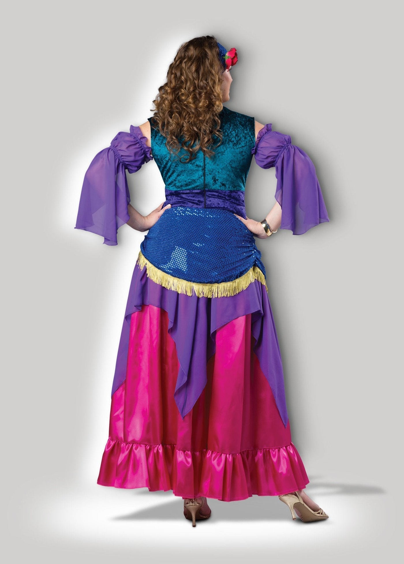 Deluxe Gypsy Treasure Plus Size Costume - JJ's Party House