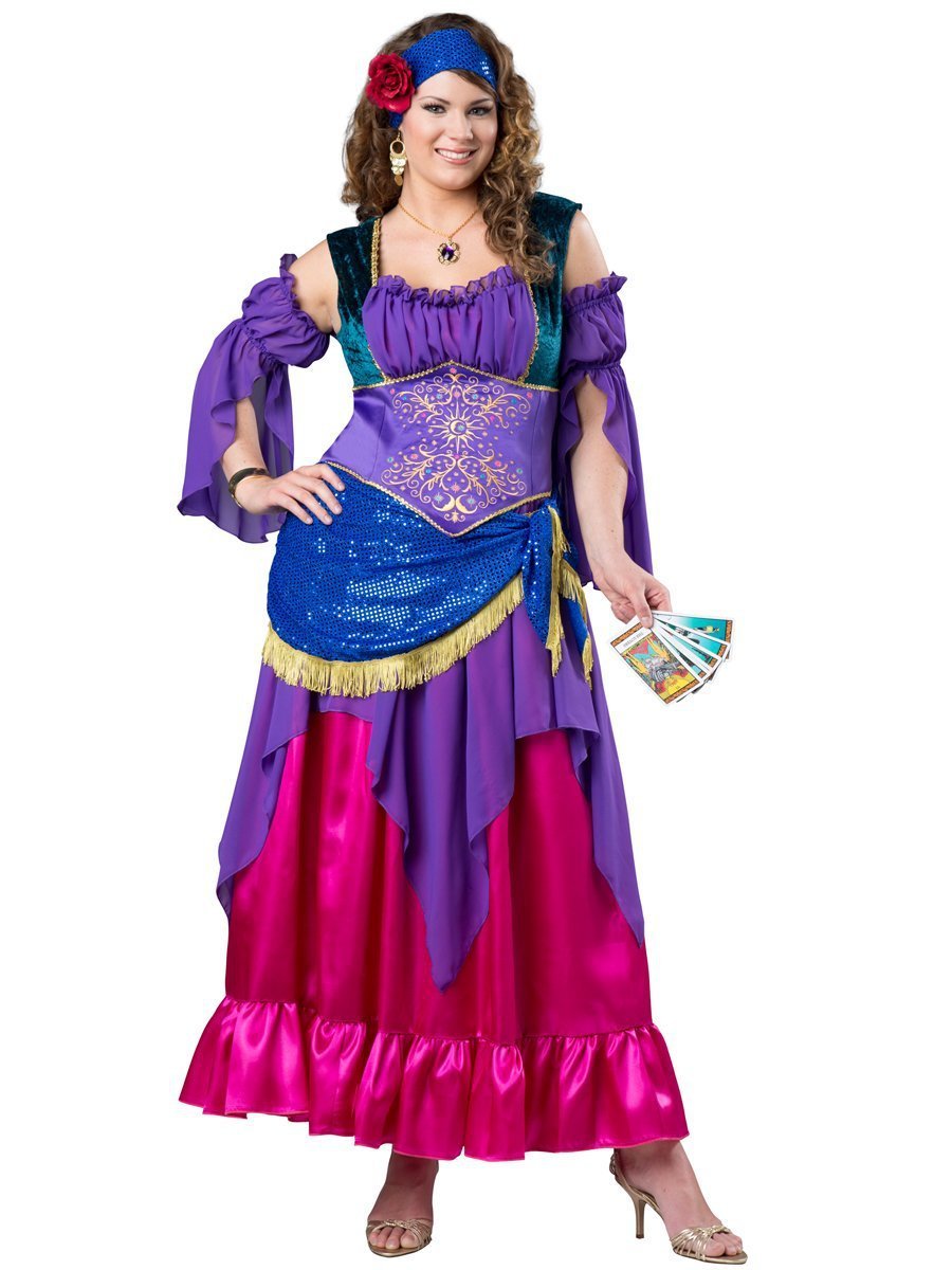 Deluxe Gypsy Treasure Plus Size Costume - JJ's Party House