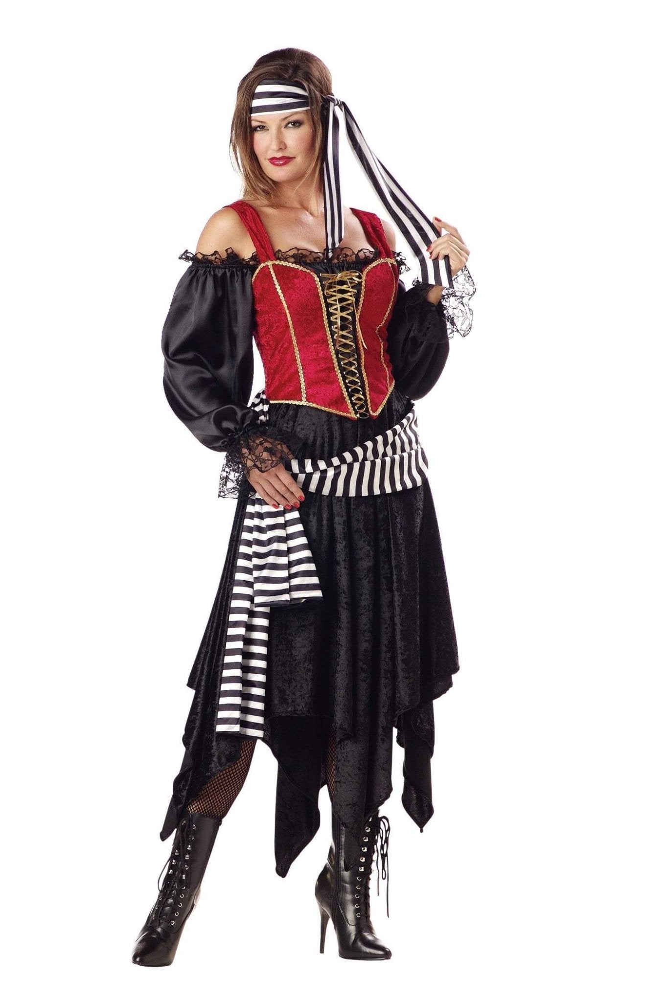 Deluxe Pirate Lady Costume - JJ's Party House