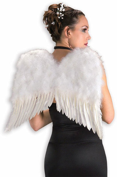 Deluxe White Feather Wings - JJ's Party House