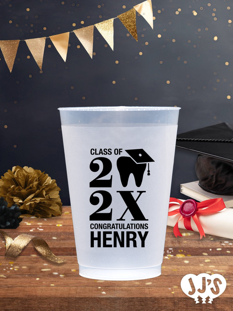 Personalized Graduation Foam Cups – JJ's Party House