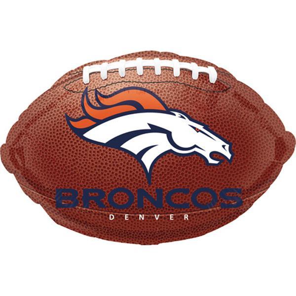 Denver Broncos Football Mylar Balloon 18" - JJ's Party House