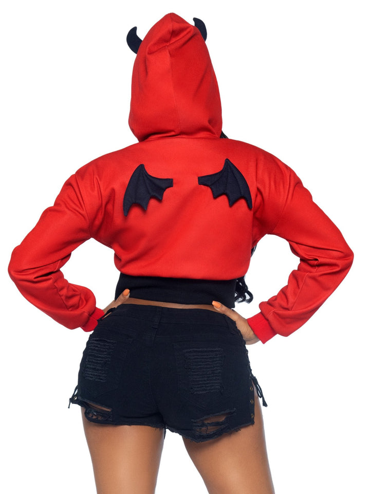 Devilish Cropped Hoodie Costume - JJ's Party House