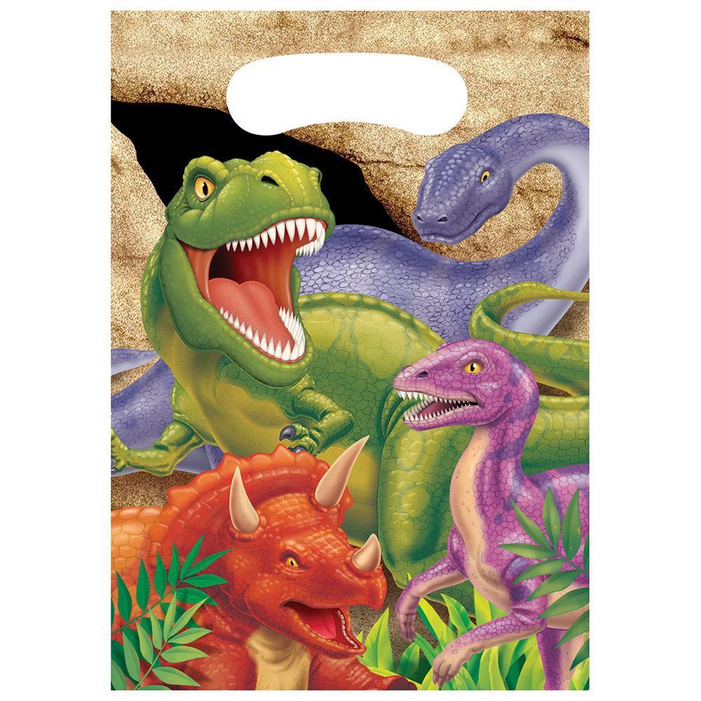 Dino Blast Favor Bags 8ct - JJ's Party House