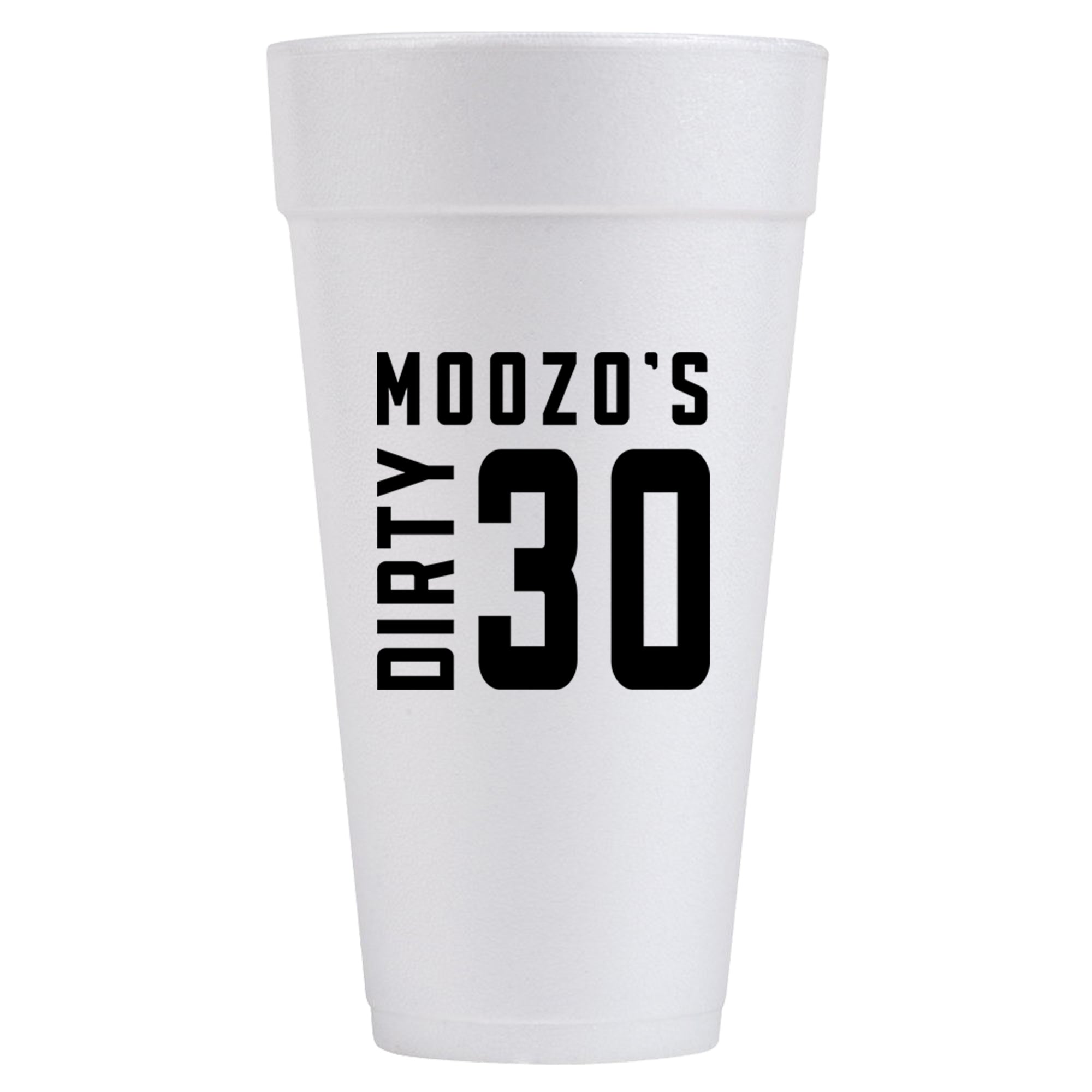 Personalized Elegant Wedding Custom Printed Foam Cups – JJ's Party House