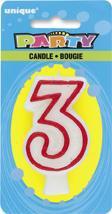 Dlx Numerl Candle #3 - JJ's Party House