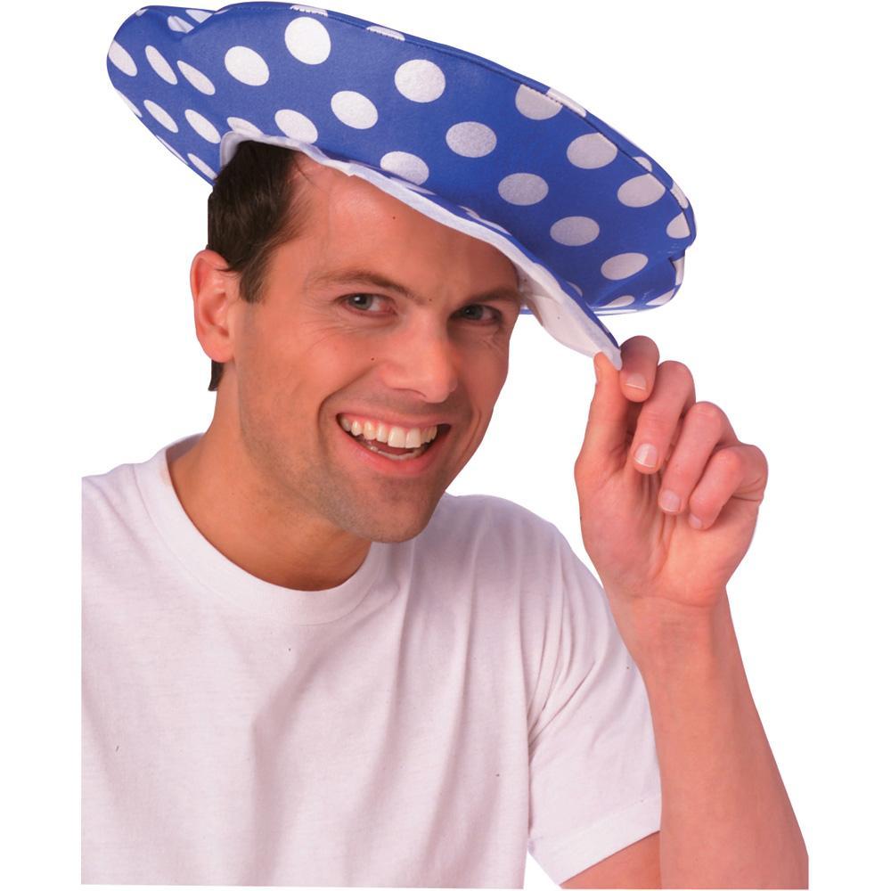 Dotted Satin Clown Hat - JJ's Party House