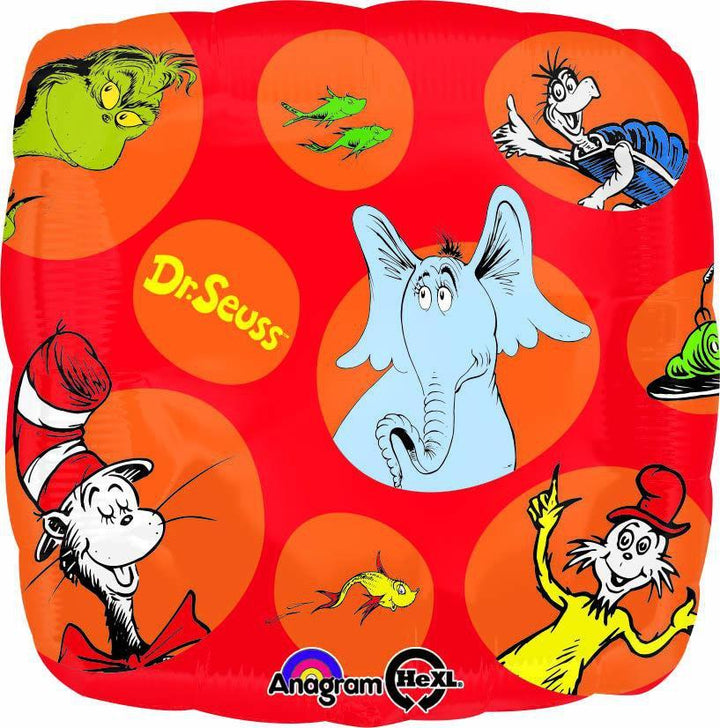 Dr Seuss & Horton Balloon 18'' - JJ's Party House