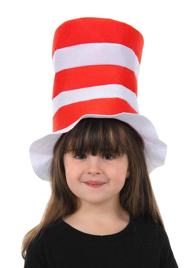 Dr. Seuss - The Cat in the Hat Kids Felt Stovepipe Hat - JJ's Party House
