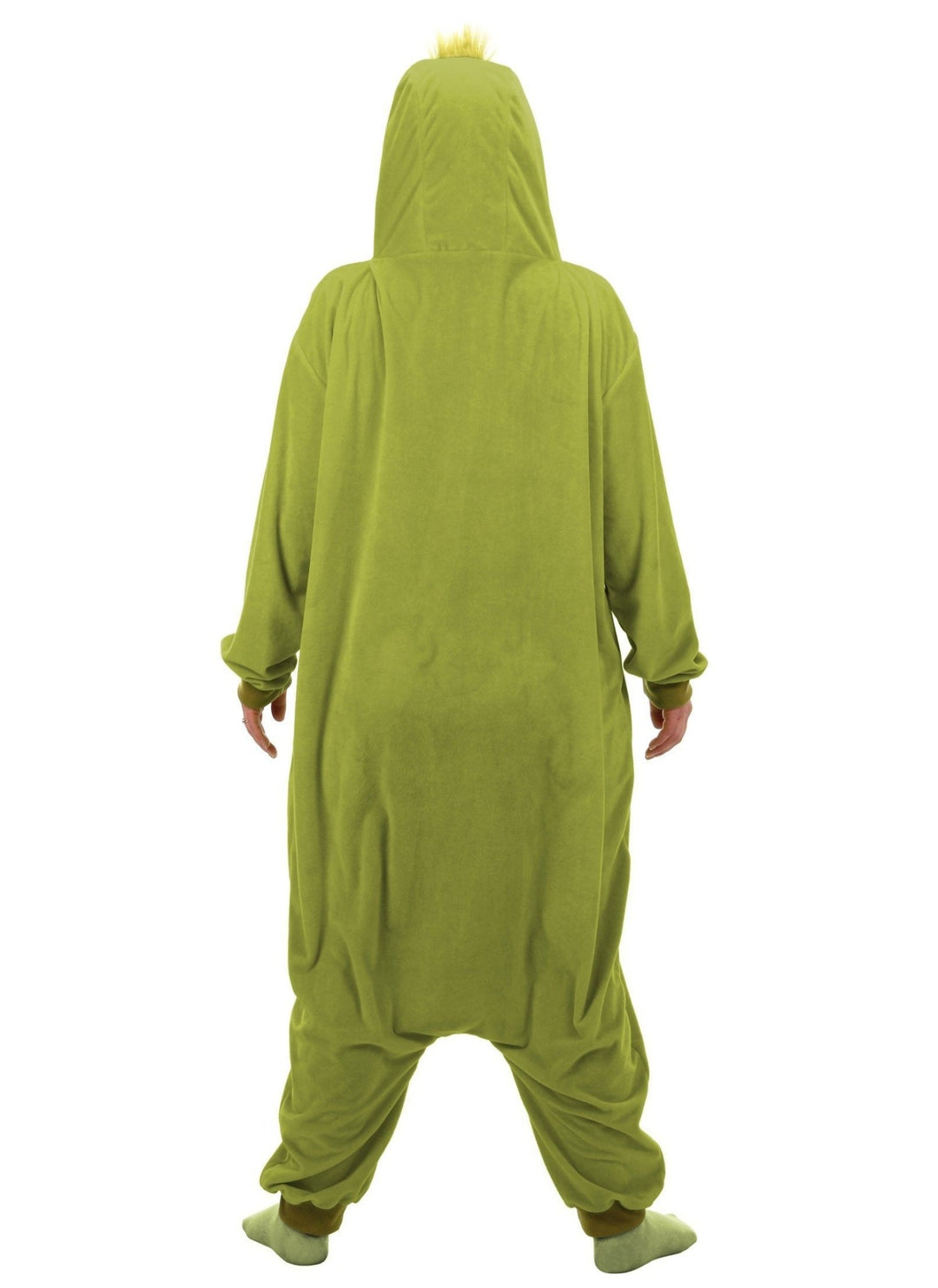 Dr. Seuss The Grinch Onesie Adult Costume (Standard Size) - JJ's Party House