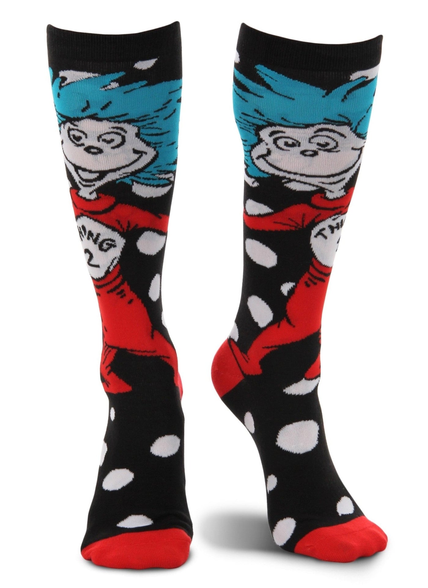 Dr. Seuss Thing 1&2 Knee High Costume Socks - JJ's Party House