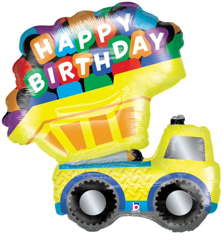 Dump Truck Jumbo Balloon 33'' - JJ's Party House