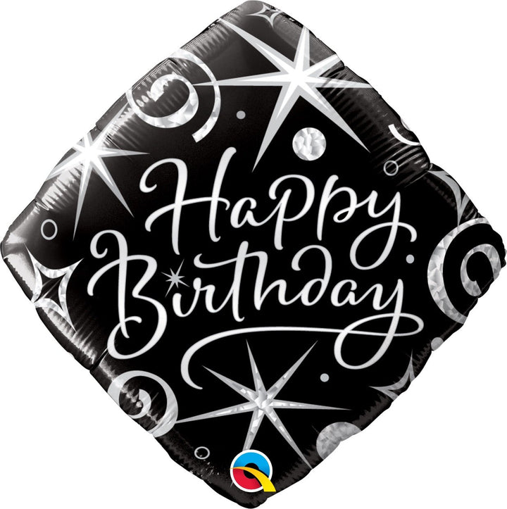 Elegant Bday Sparkle BLN - JJ's Party House - Custom Frosted Cups and Napkins