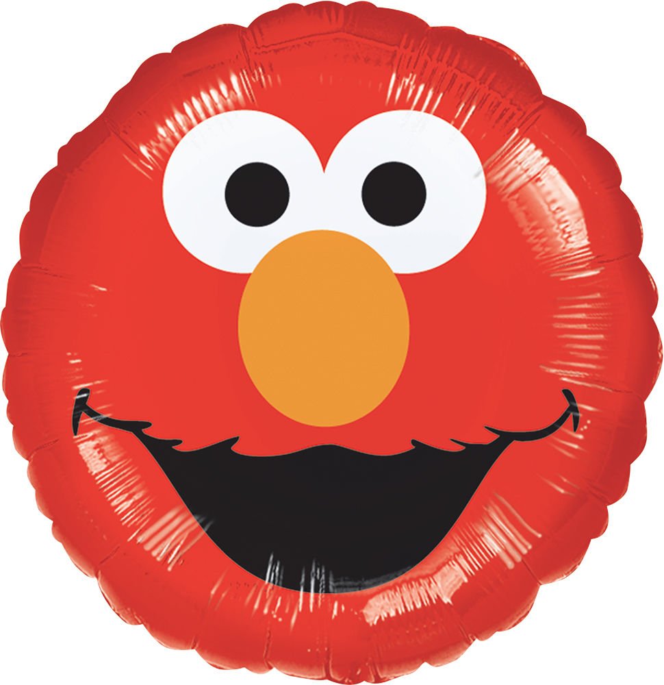 Elmo Smiles Mylar Balloon 17'' - JJ's Party House