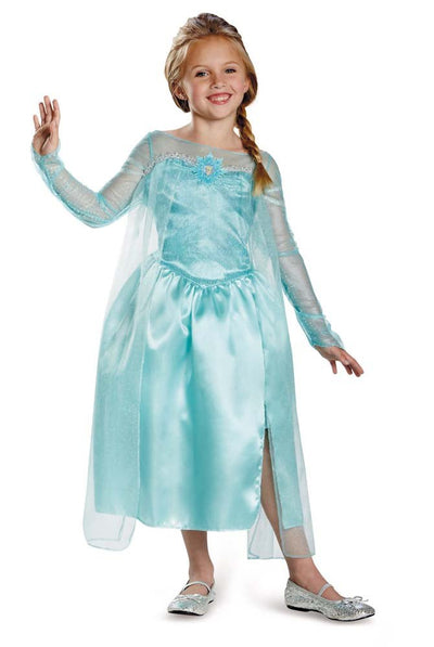 Elsa Snow Queen Gown Classic C DIS-76906 X-SMALL 3T-4T - JJ's Party House