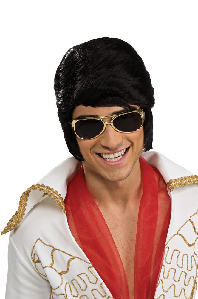 Elvis Glasses Gold - JJ's Party House