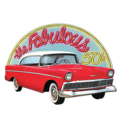 Fabulous 50'S Sign - JJ's Party House