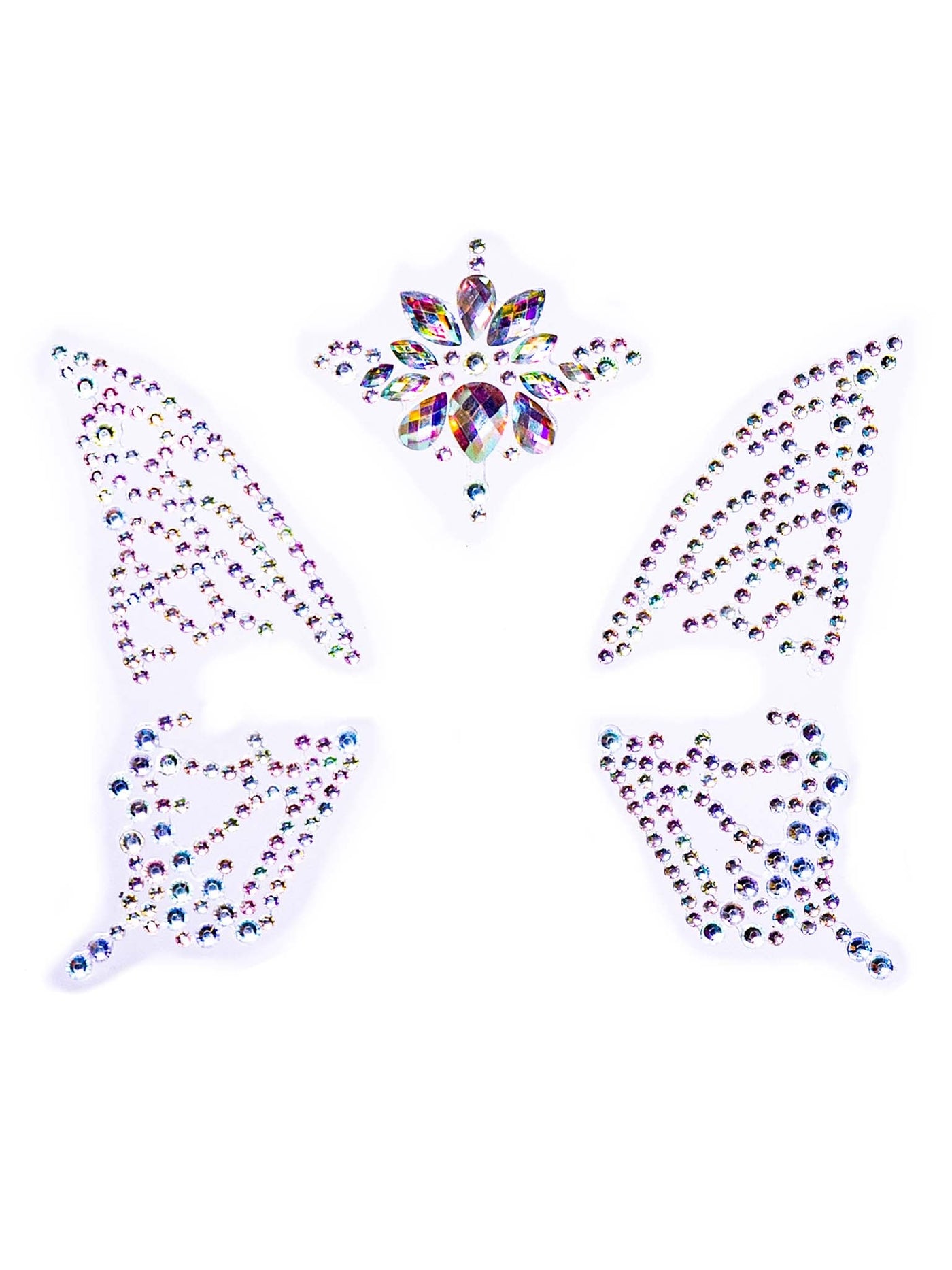 Fairy Adhesive Face Jewels Sticker - JJ's Party House