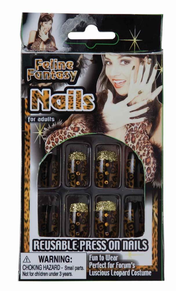 Feline Fantasy Leopard Nails - JJ's Party House