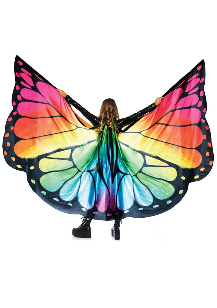 Festival Butterfly Wings LEG - A2782 BLUE/BLACK - JJ's Party House: Birthday, Balloons & Custom Party Favors