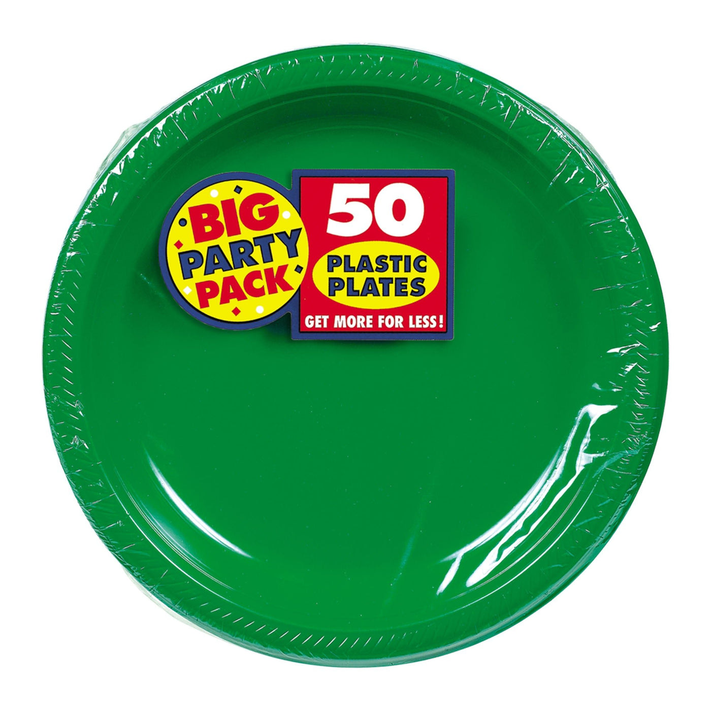 Festive Green Dessert Plates 50ct - JJ's Party House