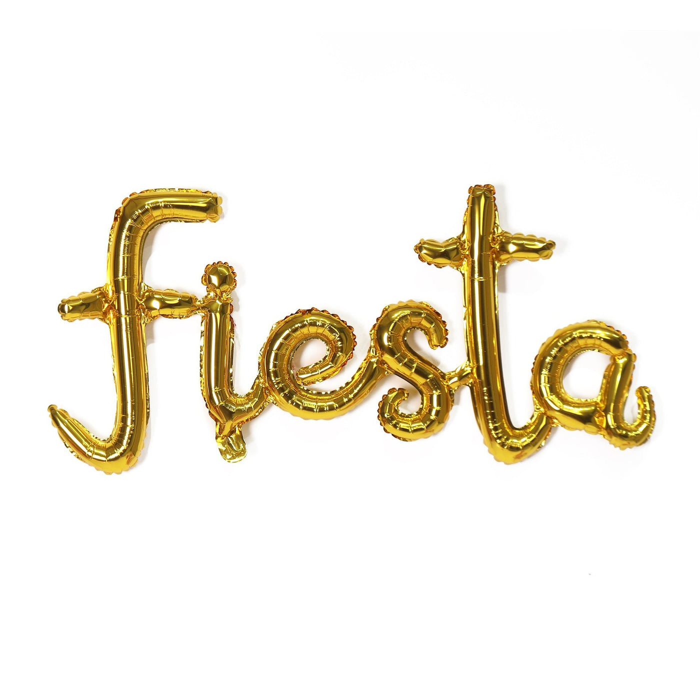 Fiesta Gold Air Filled Balloon Banner - JJ's Party House