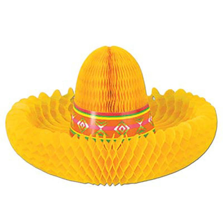 Fiesta Honecomb Sombrero Centerpiece - JJ's Party House