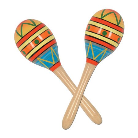 Fiesta Party Maracas 2/pkg - JJ's Party House