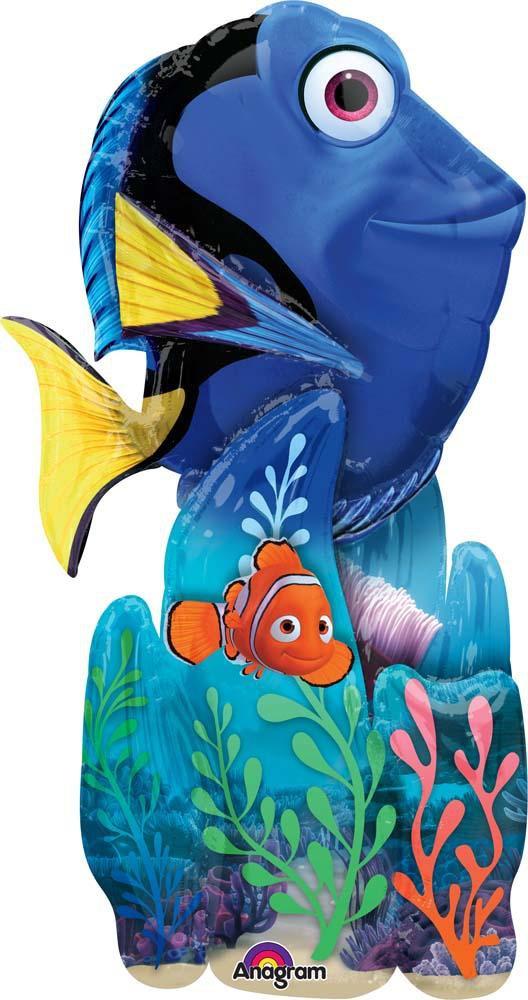 Finding Dory Air Walker Balloon 55" - JJ's Party House