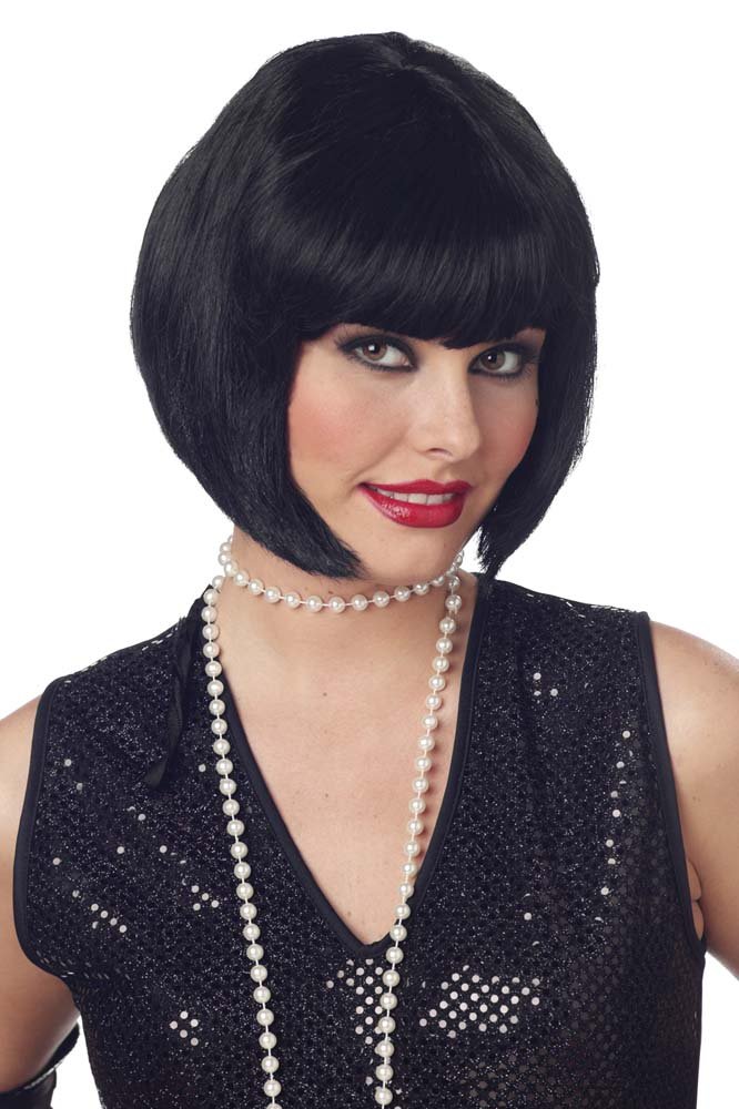 Flapper Wig Black - JJ's Party House