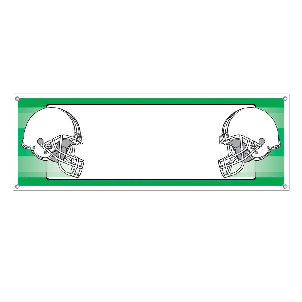 Football Helmet Personalized Sign Banner - JJ's Party House