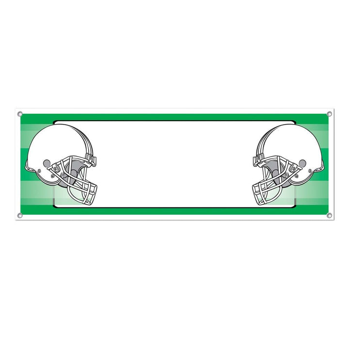 Football Helmet Personalized Sign Banner - JJ's Party House