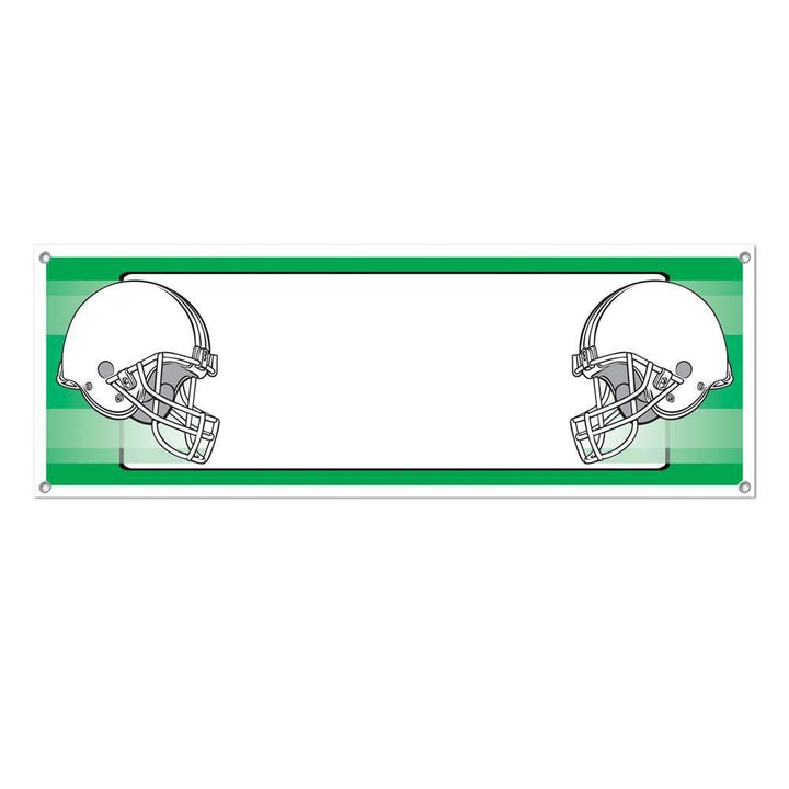 Football Helmet Personalized Sign Banner - JJ's Party House