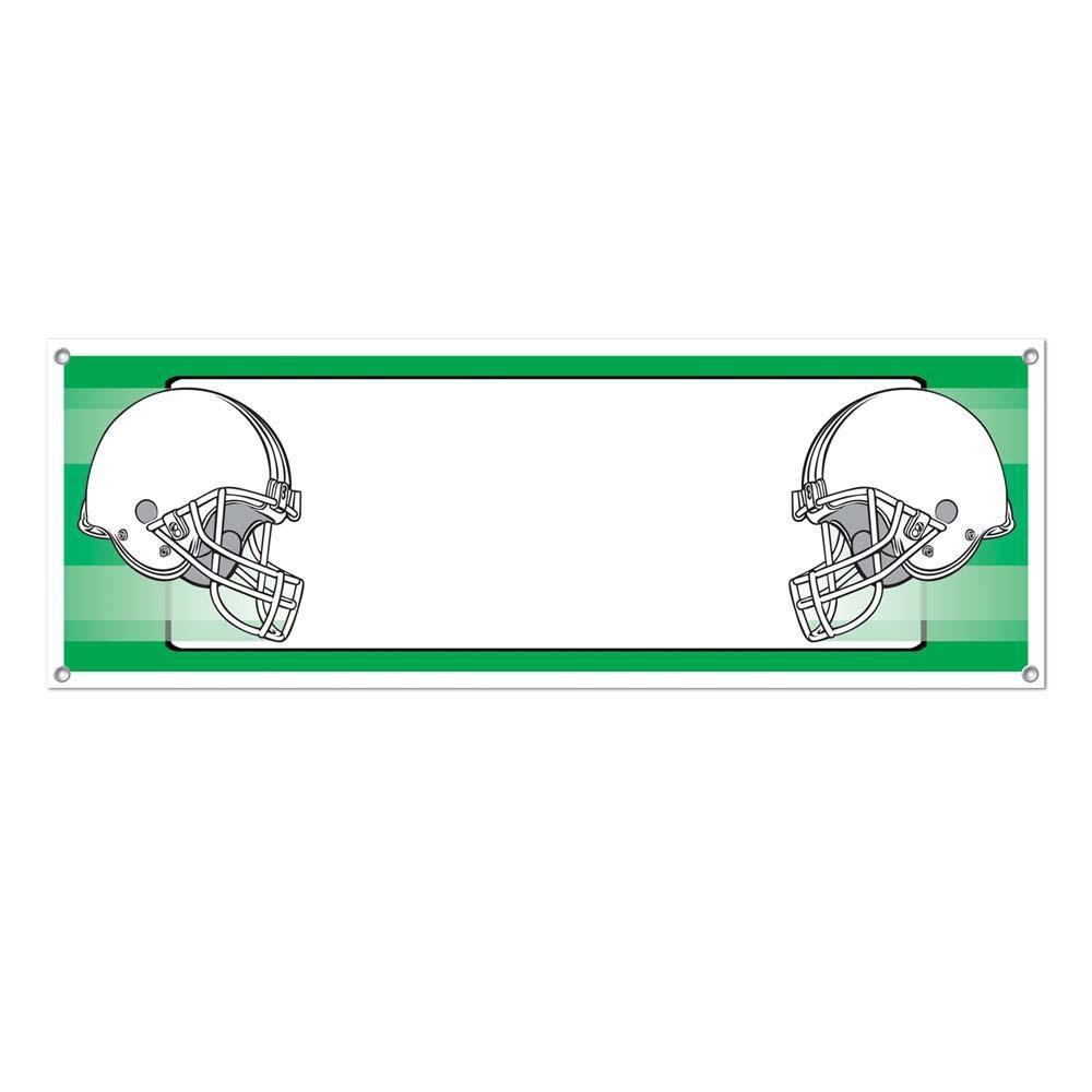 Football Helmet Personalized Sign Banner - JJ's Party House