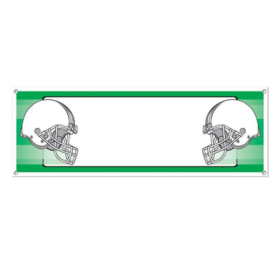 Football Helmet Personalized Sign Banner - JJ's Party House
