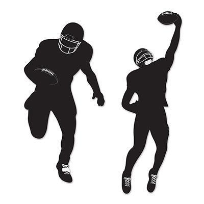 Football Silhouettes 2pc - JJ's Party House
