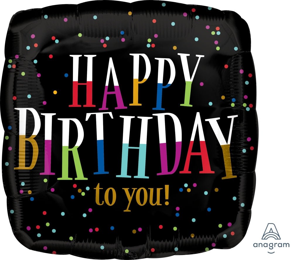 Fun Birthday Type Mylar - JJ's Party House