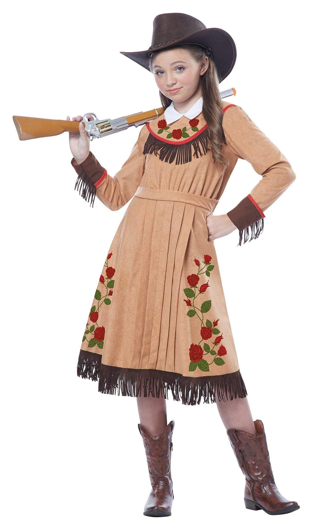 Girls Annie Oakley Cowgirl Costume - JJ's Party House