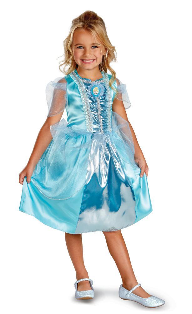 Girls Cinderella Sparkle Classic Costume - JJ's Party House