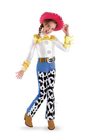 Girls Deluxe Jessie Costume - Toy Story - JJ's Party House