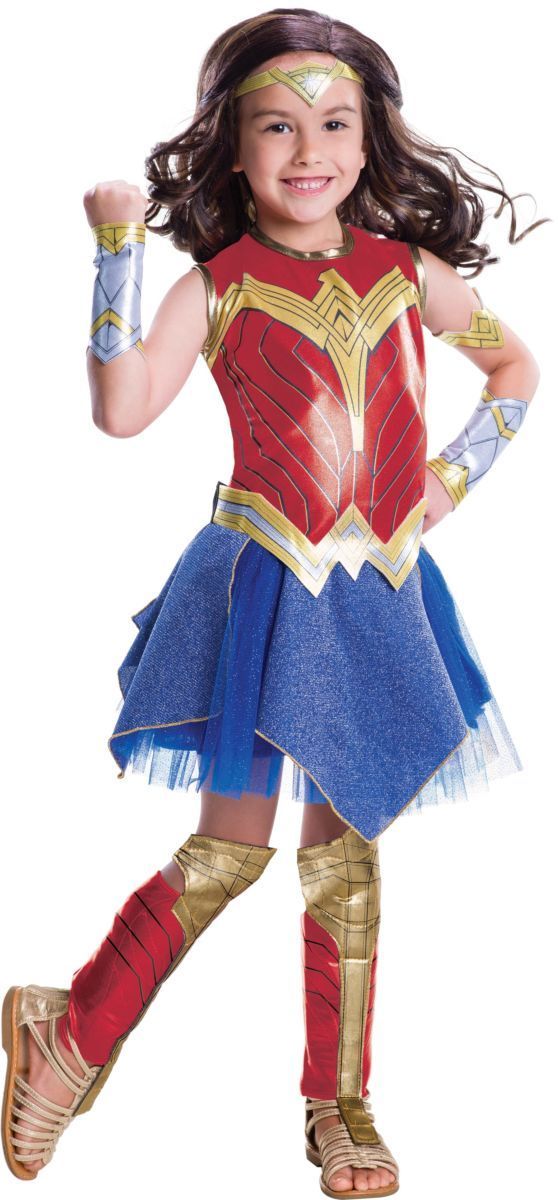 Girls Dlx Wonder Woman Costume RUB-640026 LARGE - JJ's Party House
